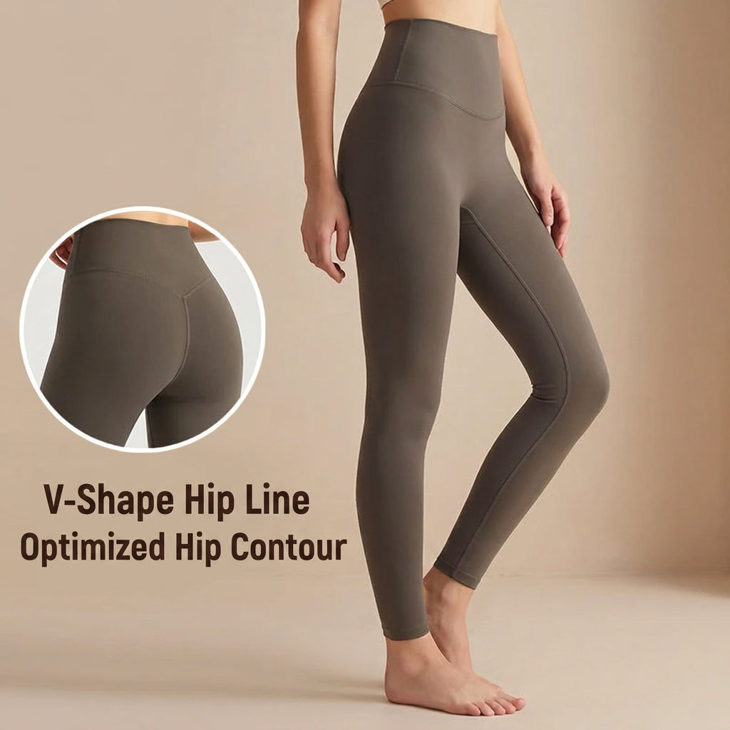 Weiman Fleece Lined High-Waist Yoga Leggings For Women — Anti-Chafe