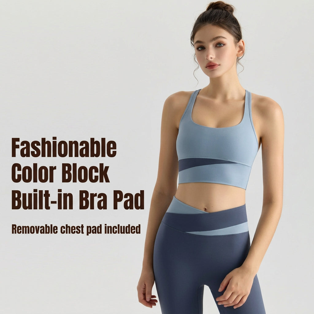 Women’s High Support Sports Bra And Leggings Set, Quick-Dry Yoga Workout