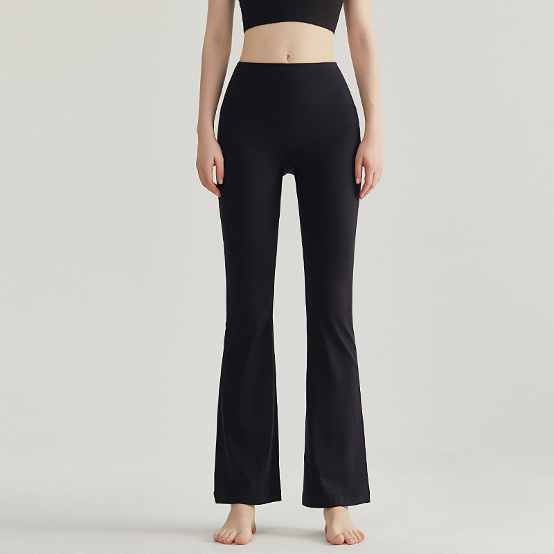 Women’s High-Waist Yoga Pants, Tummy Control, 9-Inch Quick-Dry Leggings - CK-352 Night Sky Black