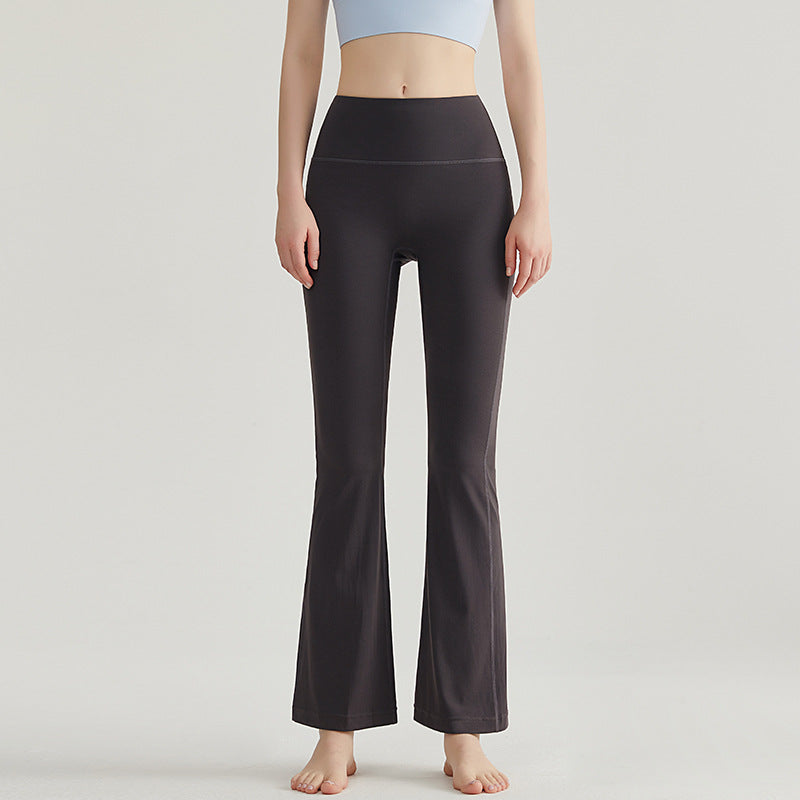 Women’s High-Waist Yoga Pants, Tummy Control, 9-Inch Quick-Dry Leggings - CK-352 Vintage Gray