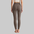 Weiman Fleece Lined High-Waist Yoga Leggings For Women — Anti-Chafe - CK-5310 Ebony Brown